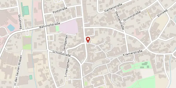 Karte der Umgebung von Obertorstr. 16, 36381 Schlüchtern