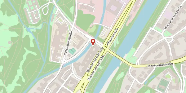 Karte der Umgebung von Tivolistr. 1, 80538 München