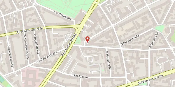 Karte der Umgebung von Rennweg 12-14, 90489 Nürnberg