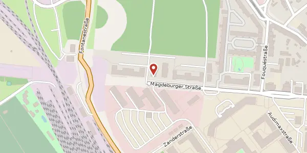 Karte der Umgebung von Magdeburger Straße 21, 14770 Brandenburg