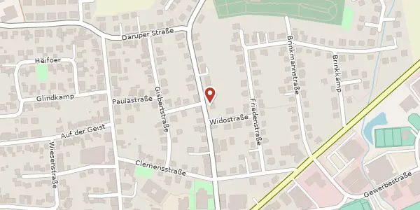 Karte der Umgebung von Nottulner Str. 26, 48249 Dülmen