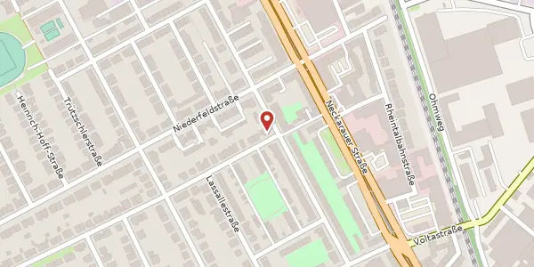 Karte der Umgebung von Karl-Marx-Straße 81, 68199 Mannheim