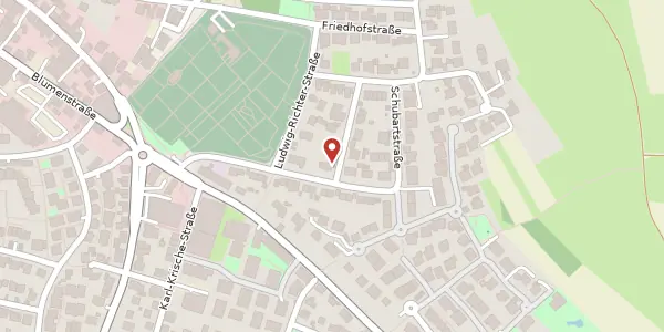 Karte der Umgebung von Max-Eyth-Straße 1, 71522 Backnang