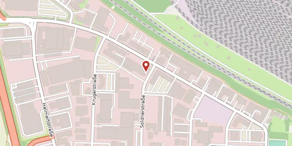 Karte der Umgebung von Soldnerstr. 2, 68219 Mannheim