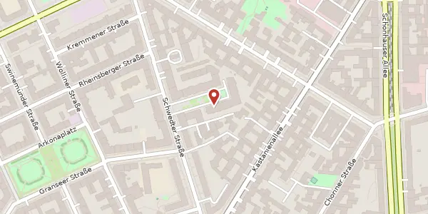 Karte der Umgebung von Marthashof 13, 10435 Berlin