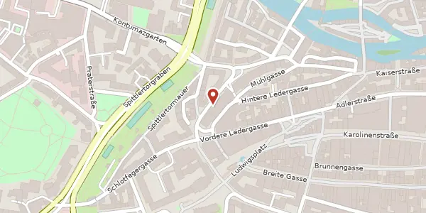 Karte der Umgebung von Karl-Grillenberger-Str. 3 A, 90402 Nürnberg