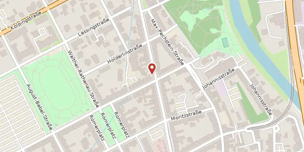 Karte der Umgebung von Leipziger Straße 25 a, 08056 Zwickau