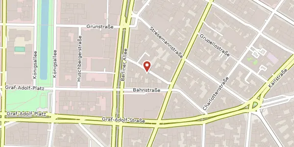 Karte der Umgebung von Alexanderstr. 25a, 40210 Düsseldorf