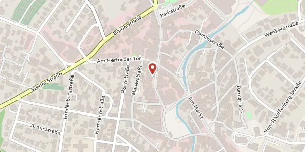 Karte der Umgebung von Lange Str. 45, 32105 Bad Salzuflen