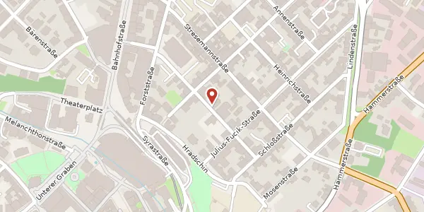 Karte der Umgebung von Rädelstraße 13, 08523 Plauen