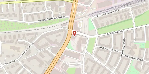 Karte der Umgebung von Leipziger Platz 21, 90491 Nürnberg