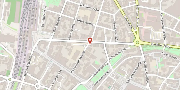 Karte der Umgebung von Karmeliterstraße 14, 67547 Worms