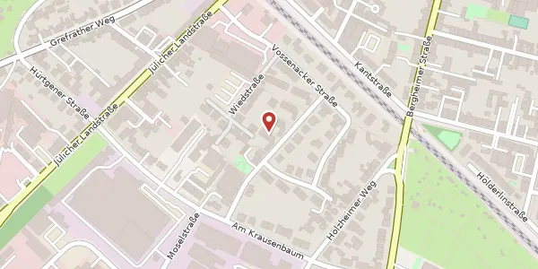 Karte der Umgebung von Siegstr. 4, 41464 Neuss