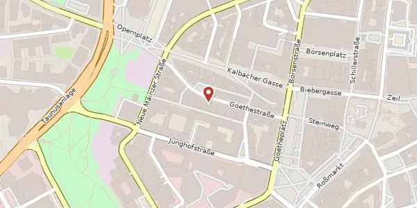 Karte der Umgebung von Goethestr. 21, 60313 Frankfurt