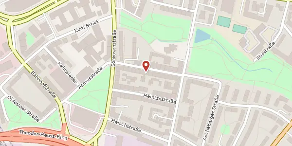 Karte der Umgebung von Hofstraße 14, 24143 Kiel