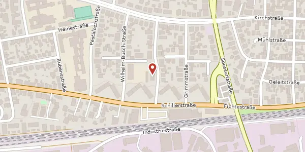 Karte der Umgebung von Hauffstr. 19, 63165 Mühlheim