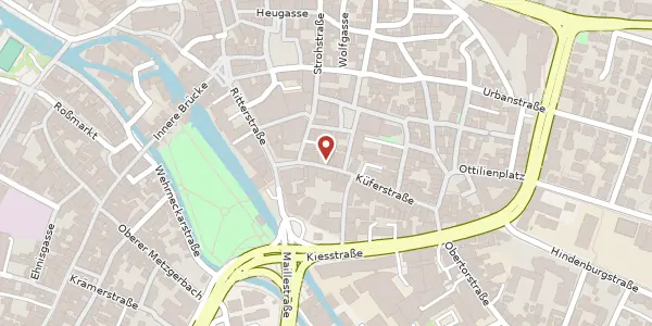 Karte der Umgebung von Küferstraße 7, 73728 Esslingen
