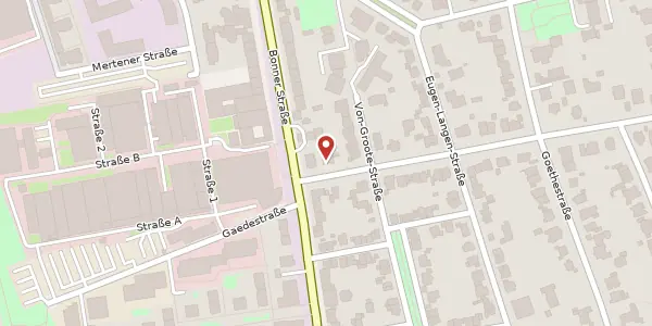 Karte der Umgebung von Marienburger Str. 70, 50968 Köln