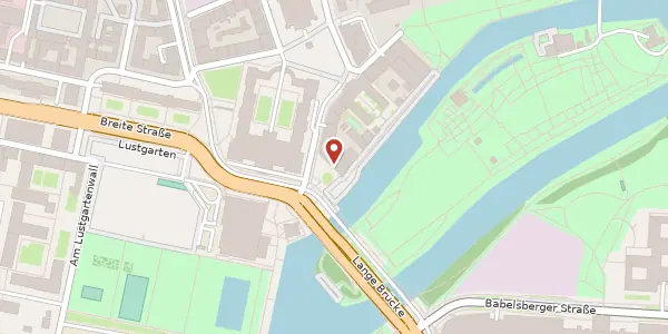 Karte der Umgebung von Otto-Braun-Platz 1, 14467 Potsdam