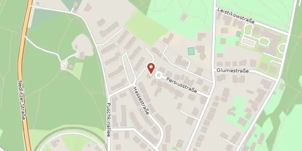Karte der Umgebung von Persiusstraße 7, 14469 Potsdam