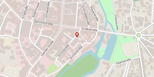 Karte der Umgebung von Schuhstraße 9, 29525 Uelzen