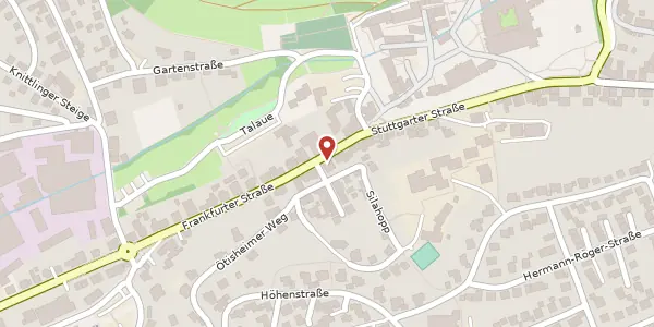 Karte der Umgebung von Frankfurter Str. 7, 75433 Maulbronn