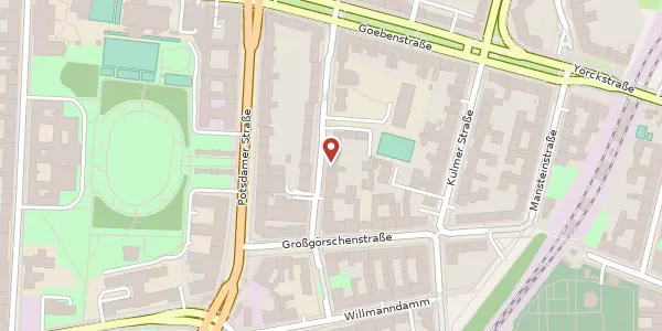 Karte der Umgebung von Steinmetzstraße 43, 10783 Berlin