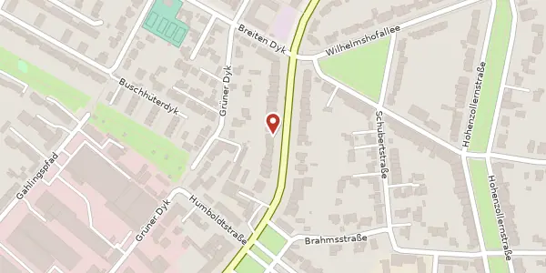 Karte der Umgebung von Moerser Str. 158, 47803 Krefeld