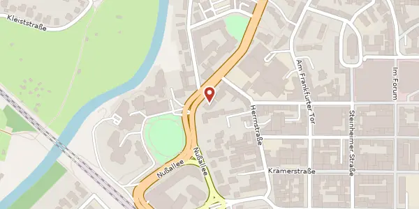 Karte der Umgebung von Nußallee 24-26, 63450 Hanau
