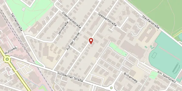 Karte der Umgebung von Max-Baginski-Str. 26, 65812 Bad Soden