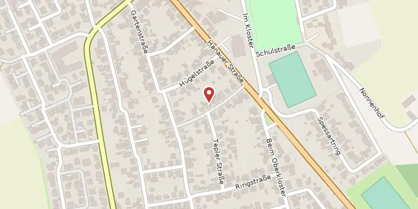 Karte der Umgebung von Hans-Böckler-Straße 9, 61194 Niddatal