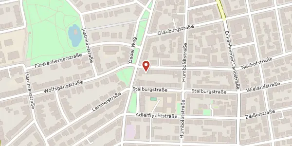 Karte der Umgebung von Keplerstr. 41, 60318 Frankfurt