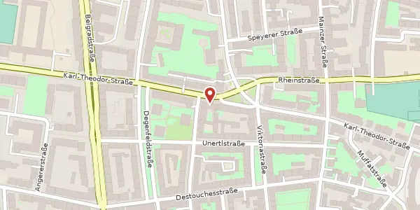 Karte der Umgebung von Karl-Theodor-Str. 55, 80803 München