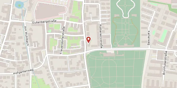 Karte der Umgebung von Universitätsstraße 17, 93053 Regensburg