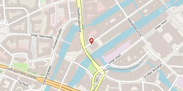 Karte der Umgebung von Neuer Wall 77, 20354 Hamburg