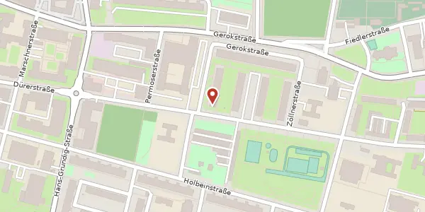 Karte der Umgebung von Dürerstraße 55, 01307 Dresden