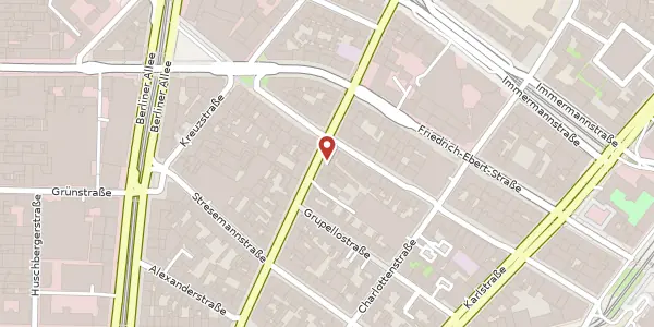 Karte der Umgebung von Oststr. 110, 40210 Düsseldorf