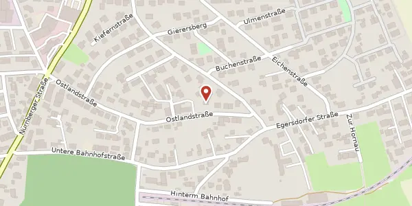 Karte der Umgebung von Ostlandstr. 33, 90556 Cadolzburg