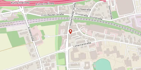 Karte der Umgebung von Westenfelder Str. 101, 44867 Bochum