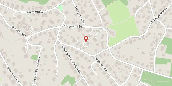 Karte der Umgebung von Malerstraße 17, 01326 Dresden