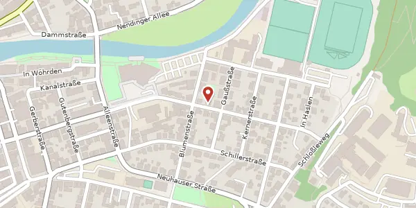 Karte der Umgebung von Königstraße 55, 78532 Tuttlingen