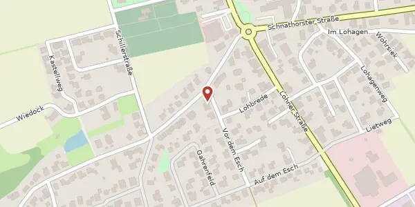 Karte der Umgebung von Vor dem Esch 4, 32609 Hüllhorst