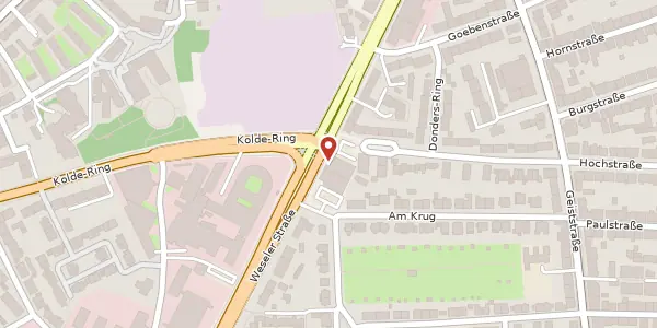 Karte der Umgebung von Weseler Str. 111-113, 48151 Münster