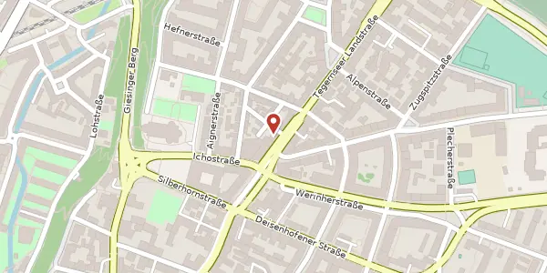Karte der Umgebung von Tegernseer Landstr. 60, 81541 München