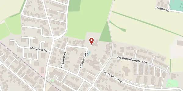 Karte der Umgebung von Fliederweg 25, 33330 Gütersloh