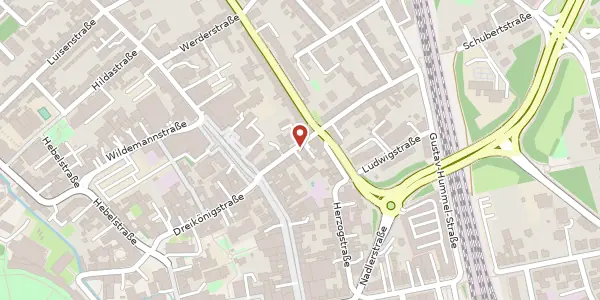 Karte der Umgebung von Heidelberger Straße 12, 68723 Schwetzingen