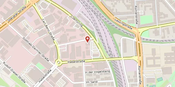 Karte der Umgebung von Heinrich-Lanz-Straße 3, 69115 Heidelberg