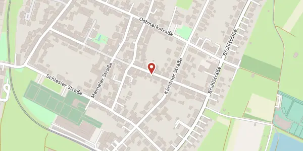 Karte der Umgebung von Bergstr. 10, 76227 Karlsruhe