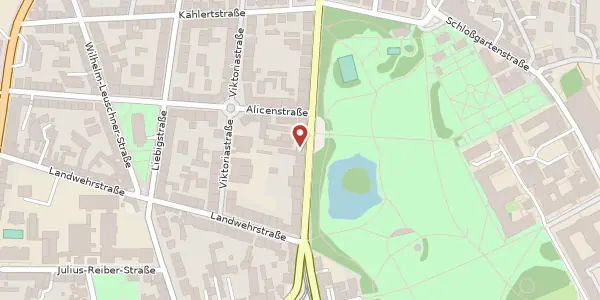 Karte der Umgebung von Frankfurter Str. 24, 64293 Darmstadt
