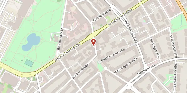 Karte der Umgebung von Rellinghauser Str. 100, 45128 Essen